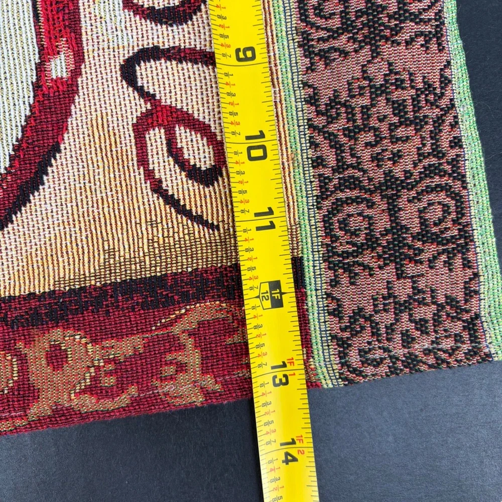 Tapestry Placemats Set of 3 Apple Orchard Farmhouse Rustic 18x13 Woven